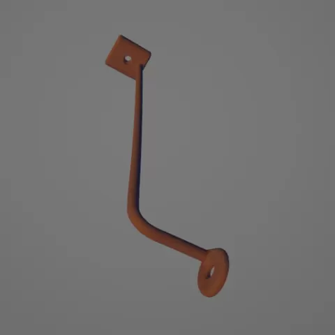 Hotwheels rails under ikea shelf bracket .Ver 2