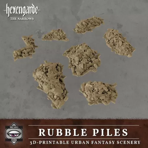 Rubble Piles by Tired World Studio