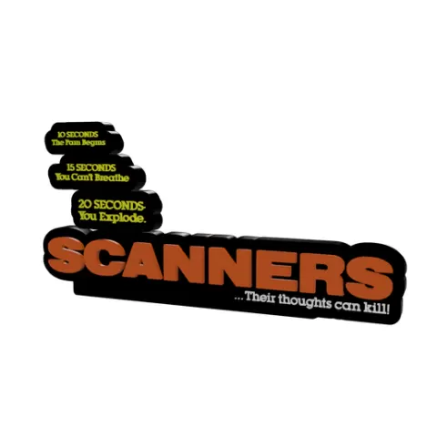 3D MULTICOLOR LOGO/SIGN - Scanners (1981)