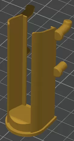 High Capacity Clip Magazine for 1" Pegboard