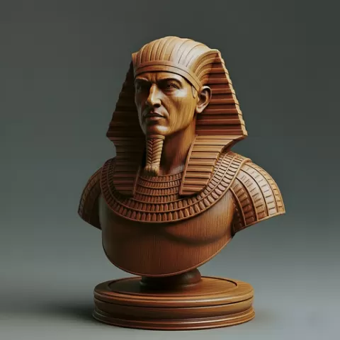Ancient Egyptian King Chess Piece