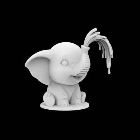 Cute Elephant Sculpture