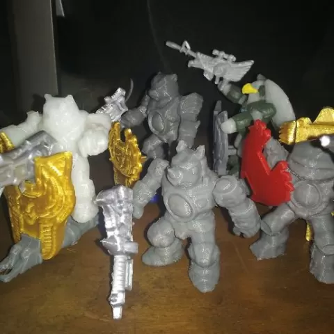 All Laser Beasts Figures