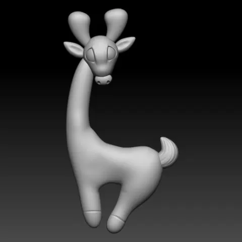 Giraffe Animal 3D Printable Model