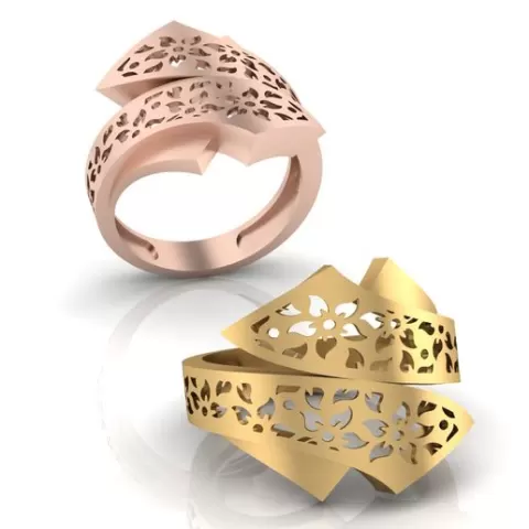 bypass fusion gold ring