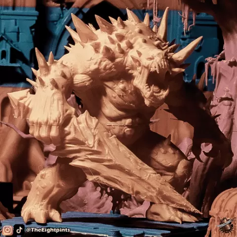 Glass Furnace Mauler Monster Beast - The Eightpints The Chamuscado Glass Wastes