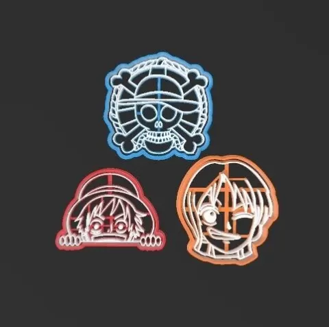 One Piece, cutter set 80mm