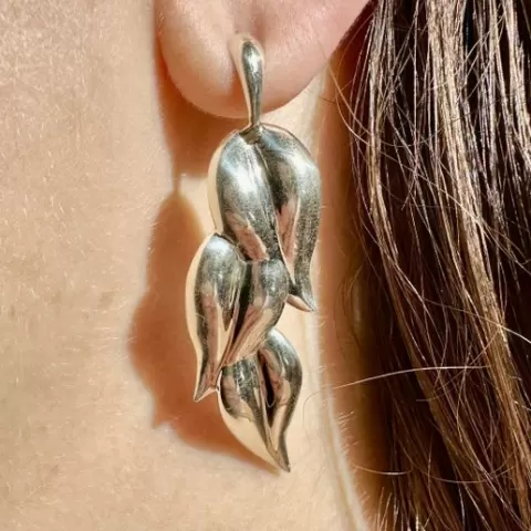 Three Leaves Earring