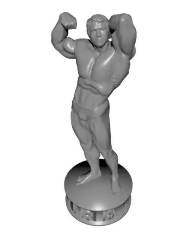 Arnold Schwarzenegger Podest Statue