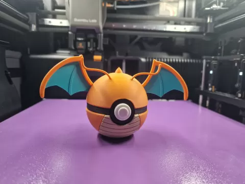 Opening Pokeball - Dragonite