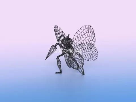 015 Beedrill Pokemon Wiremon Figure