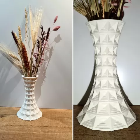 Faceted vase #functionalart