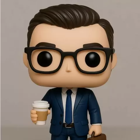 Action Figure Funko Empresário Homem De Negócios - 3D Printers