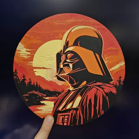 Star Wars (Inspired) "Sith Sunset to Sunrise" HueForge Darth Vader