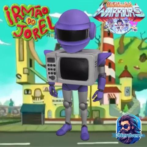 Action Figure Microwave Total Flux - Brother of Jorel