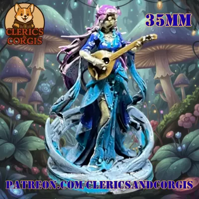 35 mm Elf Female Bard