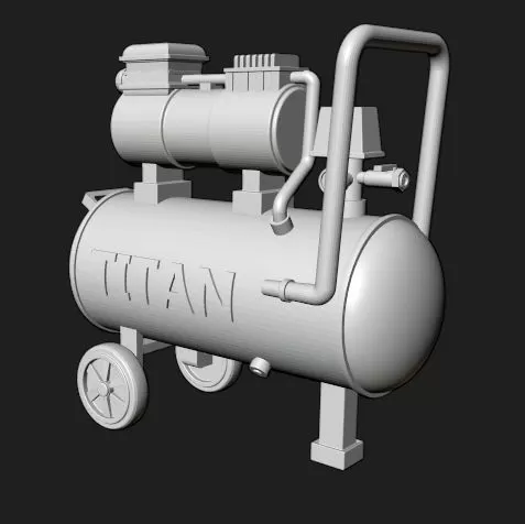 Air Compressor for diorama garage