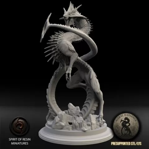 Vharzybth, Astral Dragon by Spirit of Resin Miniatures