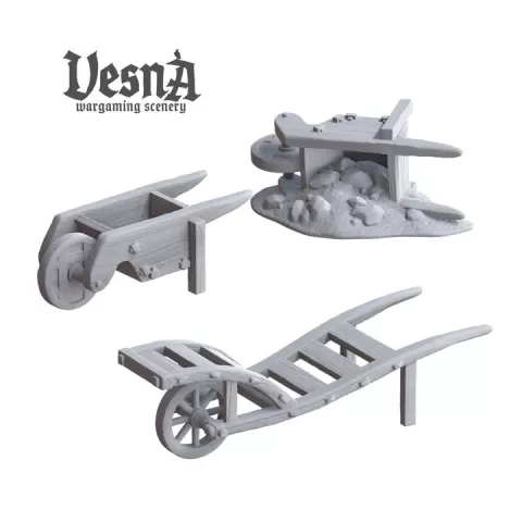 WHEELBARROWS PACK by VESNA SCULPTS