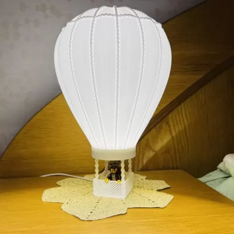 Hot air balloon lamp