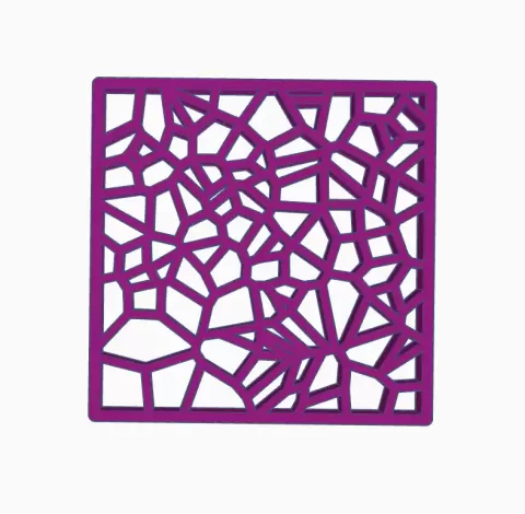 voronoi table decor 18.stl