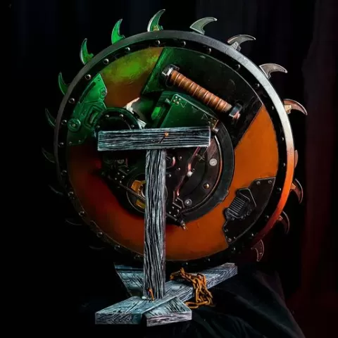 Shield Saw Stand - Doom The Dark Ages