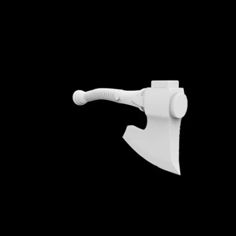 Executioner's Axe 3D Print Model Gothic Fantasy Weapon
