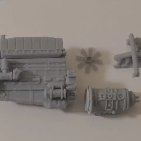 Cummins BIG CAM motor truck model kit 1.25 for AMT ERTL REVELL kit....