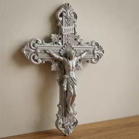 Decorative Religious Crucifix Statue