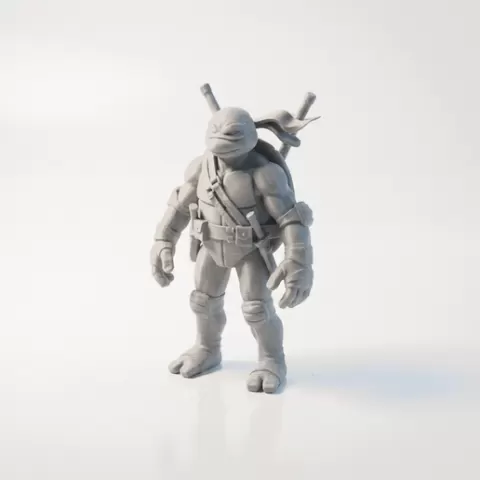 Leonardo TMNT Ninja Turtle Figurine 3D Printable