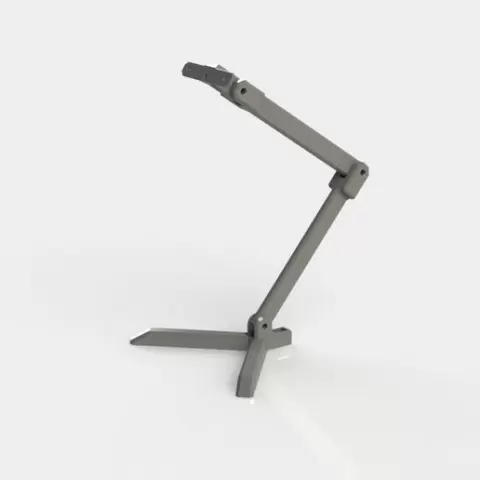 Adjustable Desk Stand – Modular LED Lamp Holder (DIY)