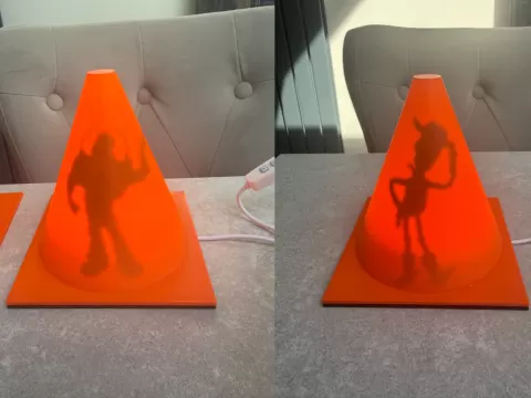 Toy Story Inspired Shadow Lamp – Characters insert