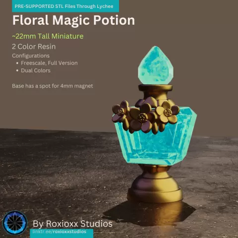Floral Magic Potion by Roxioxx