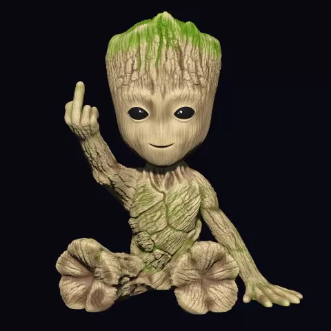 Middle Finger Groot - ArtistVN