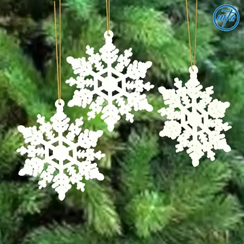 Christmas snowflake - TridiStudium