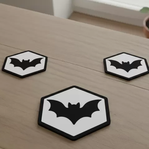 Bat Coaster — Halloween Series