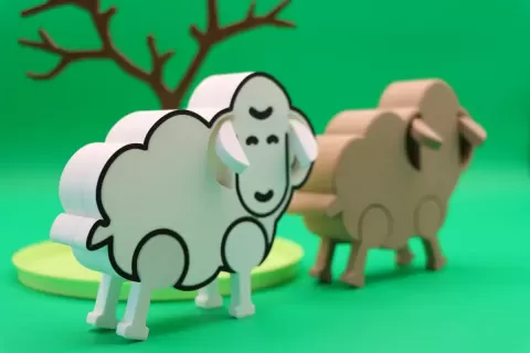 FLEXI TOY SHEEP