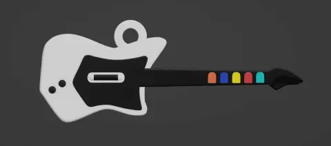 Guitar_Hero_Keychain.stl