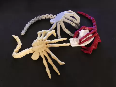 Flexi print-in-place Facehugger