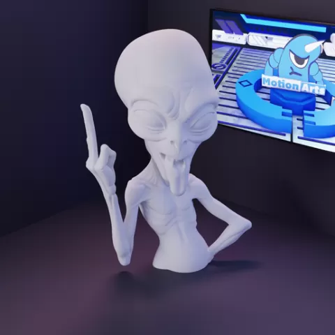 Crazy alien