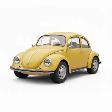 Yellow Volkswagen Beetle