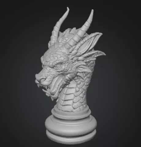 Dragon Chess Piece