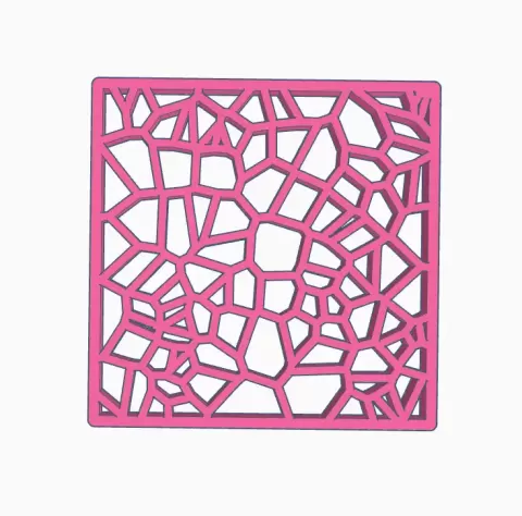 voronoi table decor 12.stl