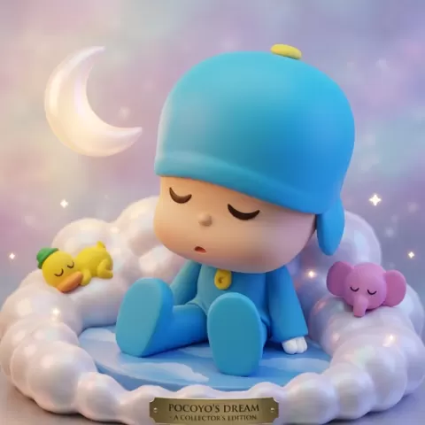 Colorful cartoon character