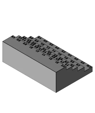 Wall Mounted Drill Bit Holder 0.4-10mm