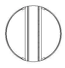 32mm gauge 168mm diameter small turntable flat plus base