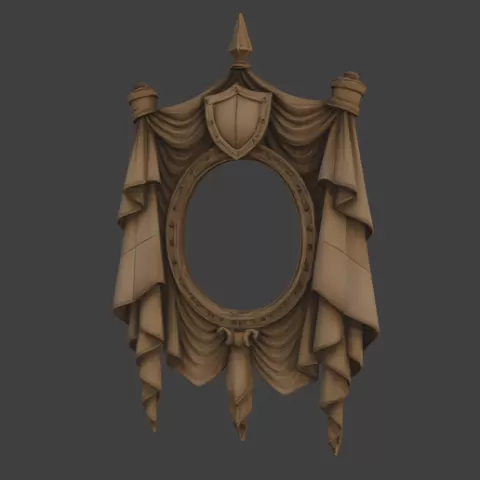 Medieval Banner Frame