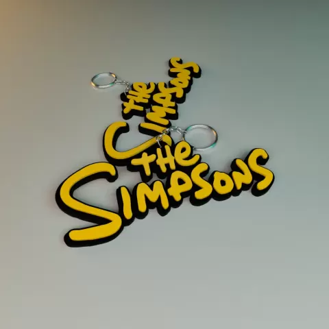 The Simpsons - KEYCHAIN