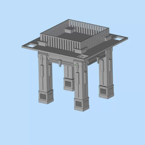 88 Outdoor Viewing Pavilion Garden Sunshine Pavilion Outdoor Landscape Pavilion Miniature Scene Model