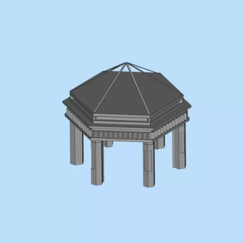 86 Outdoor Viewing Pavilion Garden Sunshine Pavilion Outdoor Landscape Pavilion Miniature Scene Model